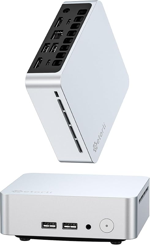Mini PC AMD Ryzen 5 3550H (Max 3.7GHz), 16G DDR4 1TB NVMe SSD Mini Computers, Triple 4K Display Mini Desktop Computer, WiFi 6 Bluetooth 5.3, Dual HDMI Type-C, Small PC for Office, Home, HTPC
