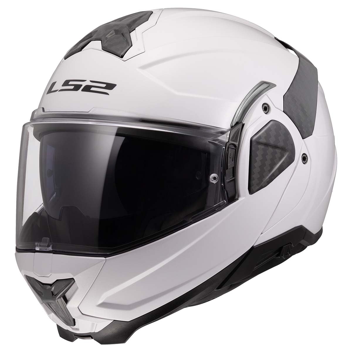 LS2 Helmets Advant II Modular Motorcycle Helmet W/SunShield (Gloss Jeans Gray - X-Small)