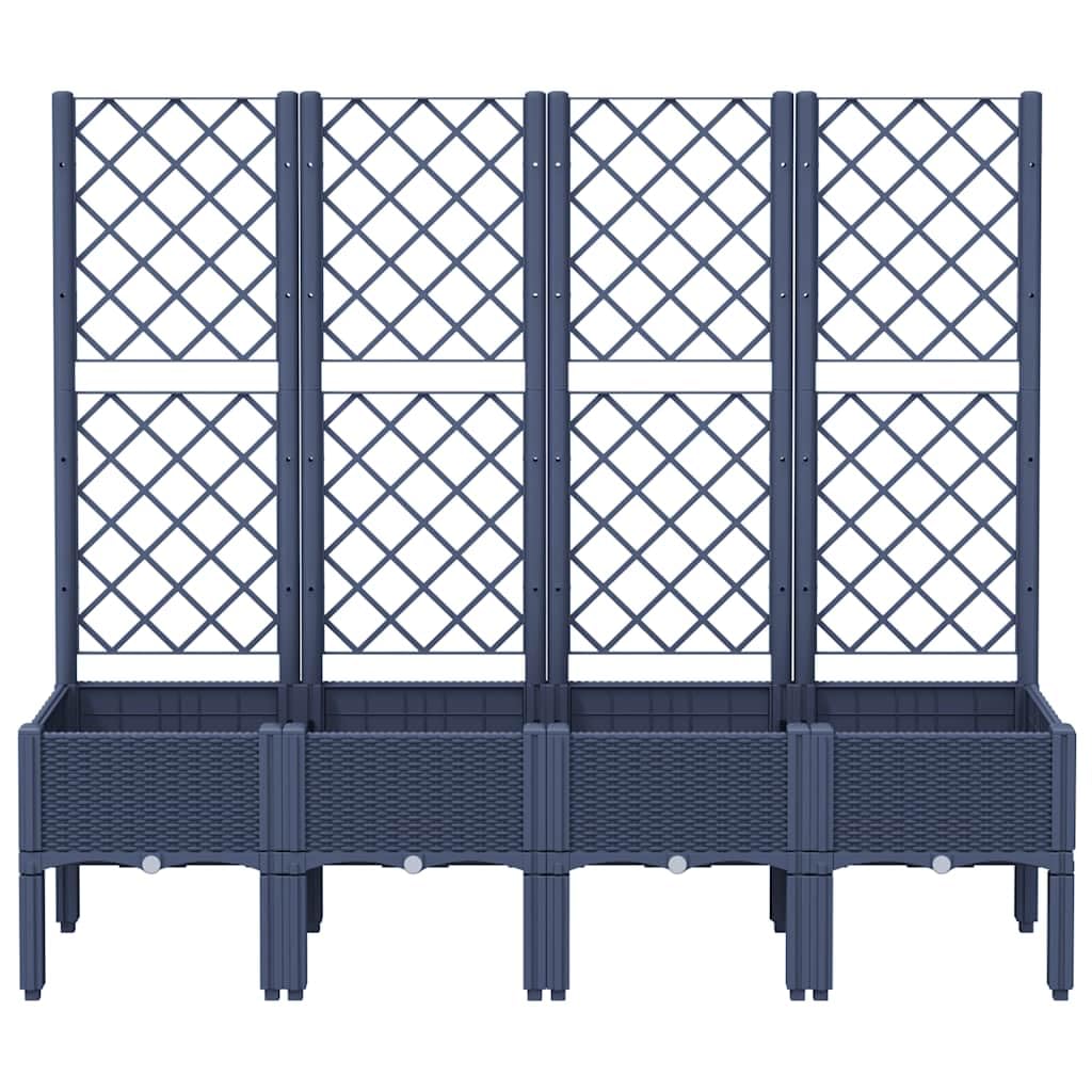 vidaXL Garden Planter with Trellis - Image 6