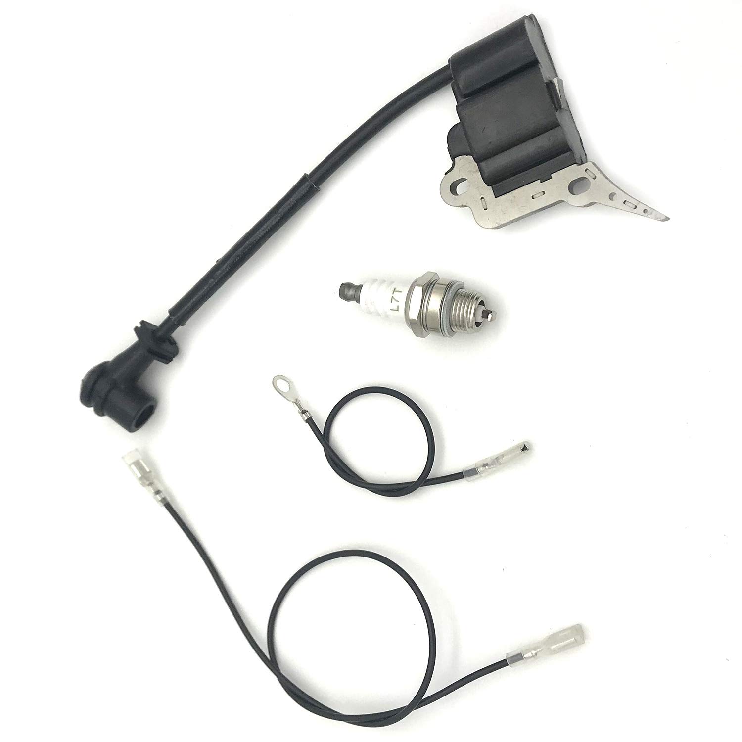 Bobina Di Accensione, Modulo Bobina Di Accensione, Candela Adatta Per Pezzi Di Ricambio Per Motosega Zenoahtimberprolawnflite 2500 25c G2500 91675048