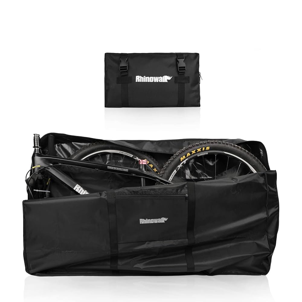 未使用 RHINOWALK 自転車輸送バッグ 輪行バッグ キャスター付き輪行 Amazon | Rhinowalk 輪行袋 自転車用 700C/27.5インチ以下