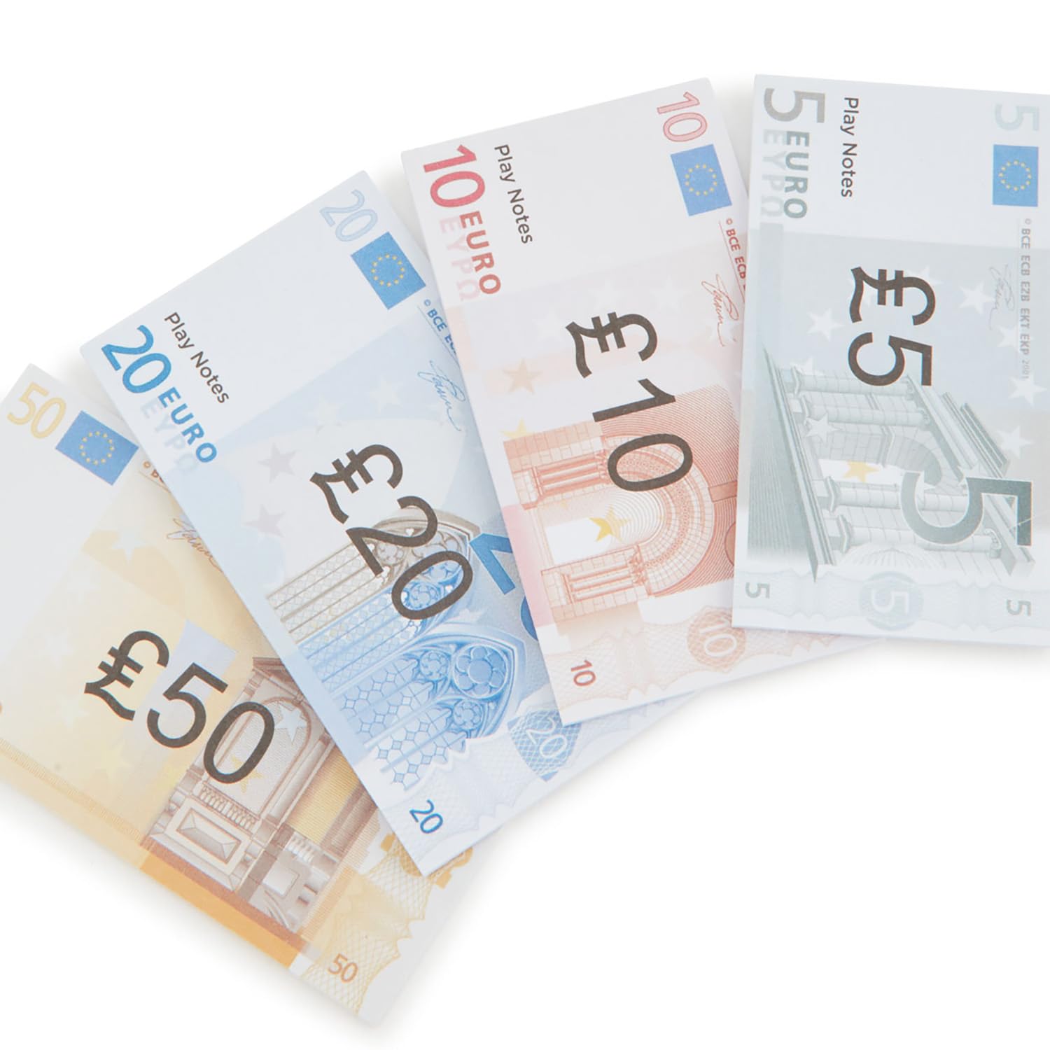 Casdon Play Money & Pretend Play Cards Set (€), Eur - Image 4