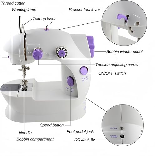 Miniatura 4 de Mini Mahichine de costura