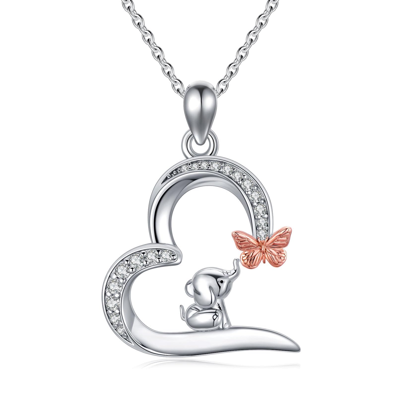 Cargari 925 Sterling Silver Animal Necklace for Women, Cat/Axolotl/Butterfly/Turtle/Giraffe Pendent Necklace, Cute Animal Jewelry Gifts for Daughter