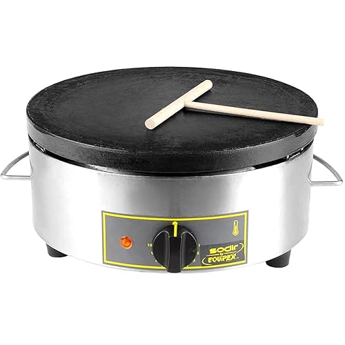 Equipex 350FE Sodir - Máquina de crepé individual de 1375 pulgadas con placa de hierro fundido 120 V