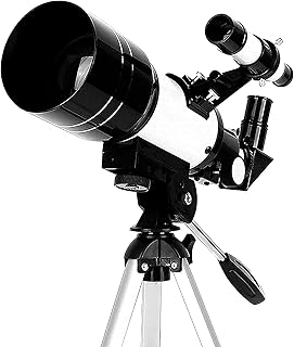 Telescope Astronomical Telescope，Adults 70mm Astronomical Refractor Hd Telescopes Monocular，with Tripod，with Phone Mount Starfinde