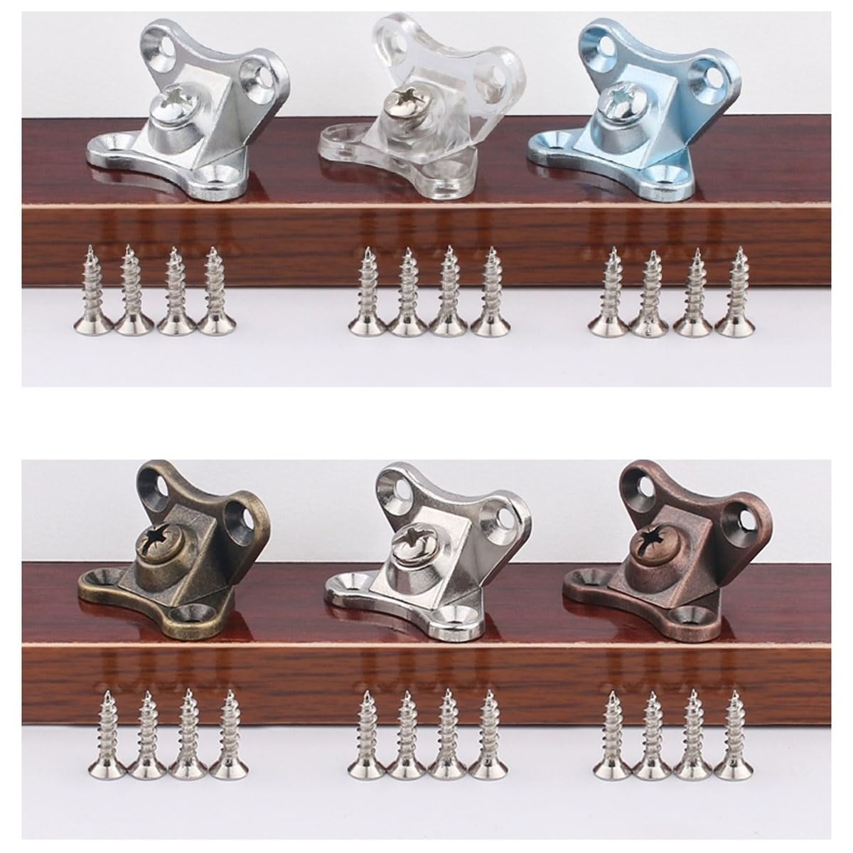 Connettori Angolari A Farfalla Rimovibili - 10 Pezzi In Lega Di Zinco Per Mobili, Scaffali E Sedie | Fissaggio Semplice - Foto 5