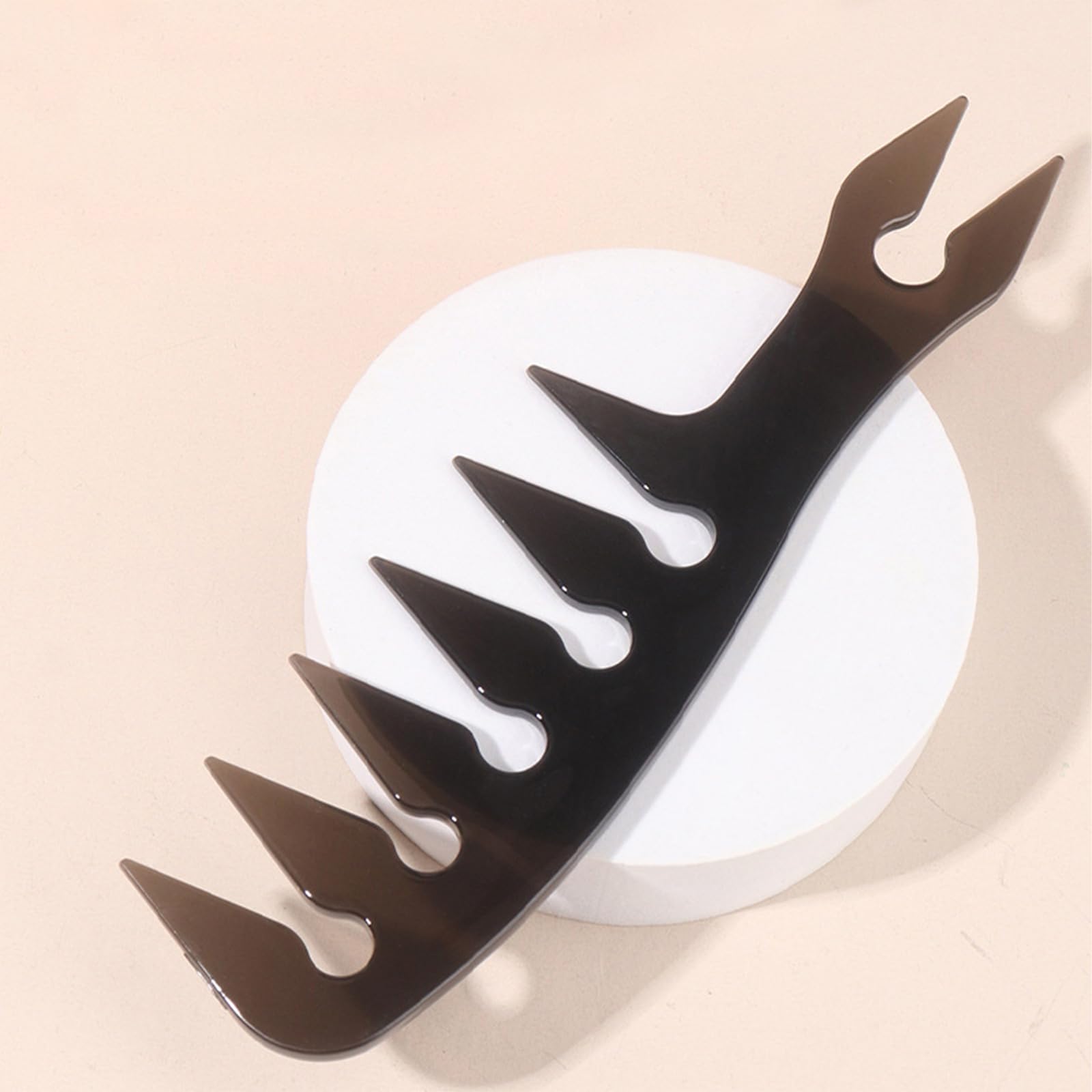 Men Hair Texture Wide Tooth Texturising Styling Comb Women Men Oil Head Hair Comb Most Hair Types Salon Barber Hair Grooming Styling Accessory Durable Material - Image 4