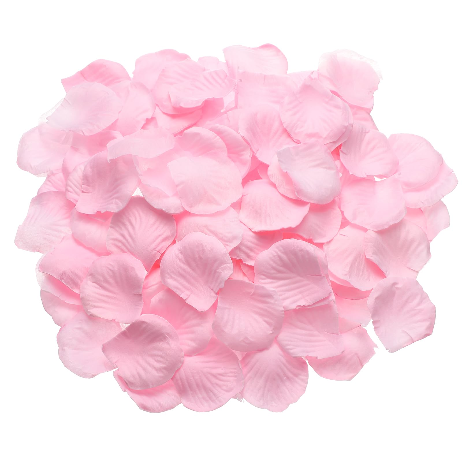 uxcell 1000 Pcs Silk Fake Flower Petals for Wedding, Artificial Rose Petals Bulk for Wedding Confetti Scatter Valentine's Day Proposal Flower Petals