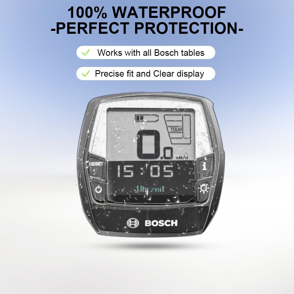 Adiwo Schutzhülle Für Bosch E-Bike Display - Wasserdicht, Transparent, 2er Set