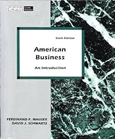 American Business: An Introduction 0155036157 Book Cover