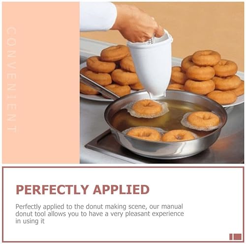 Miniatura 8 de Molde de donas práctico, molde para donas de bricolaje, molde de donas para hornear, molde de donas de bricolaje, máquina de donas manual, molde de
