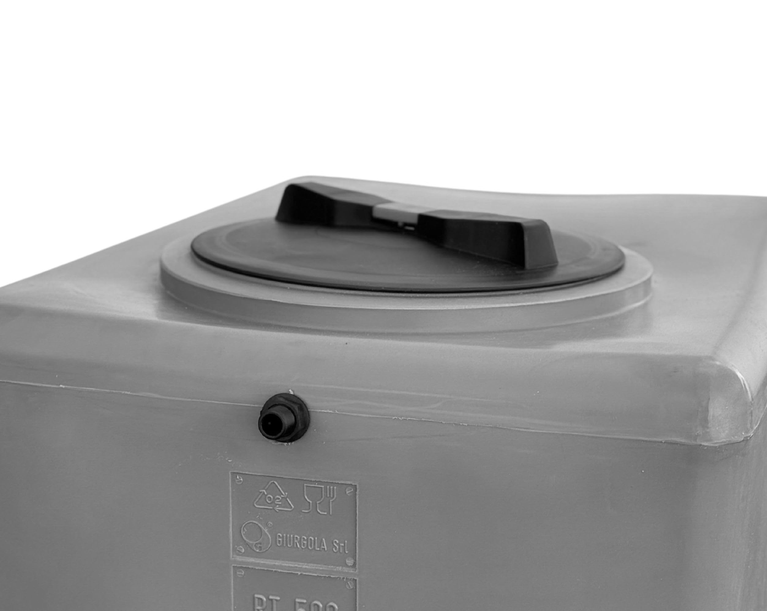 Serbatoio Polietilene per acqua Cilindrico Rettangolare Alto mod. 300 litri Made in Italy