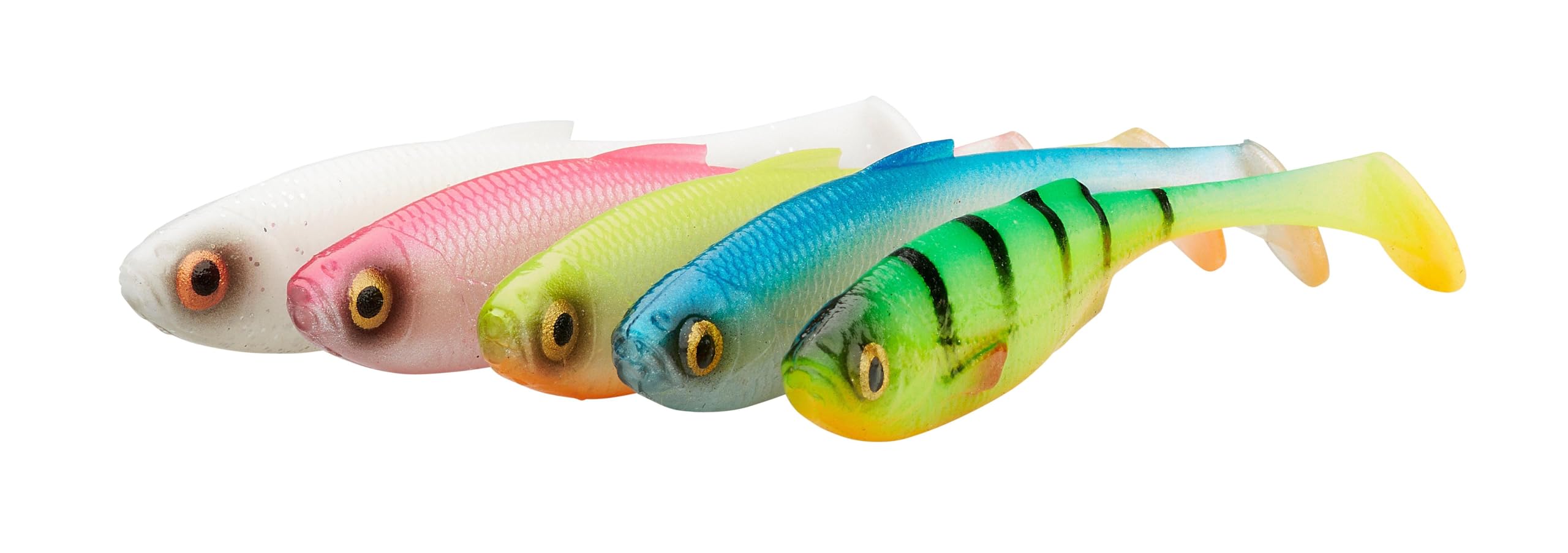 Savage Gear Craft Shad Mix - ultra realistyczna przynęta z miękkiego tworzywa sztucznego do łowienia w wodach słodkich i słonych, z ogonem w kształcie litery T - Clear Water Mix 7,2 cm