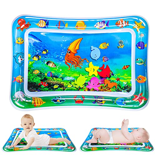 Baby Wasserspielmatte 66x50cm - Sensorische Spieldecke Für Bauchzeit Ab 3 Monaten