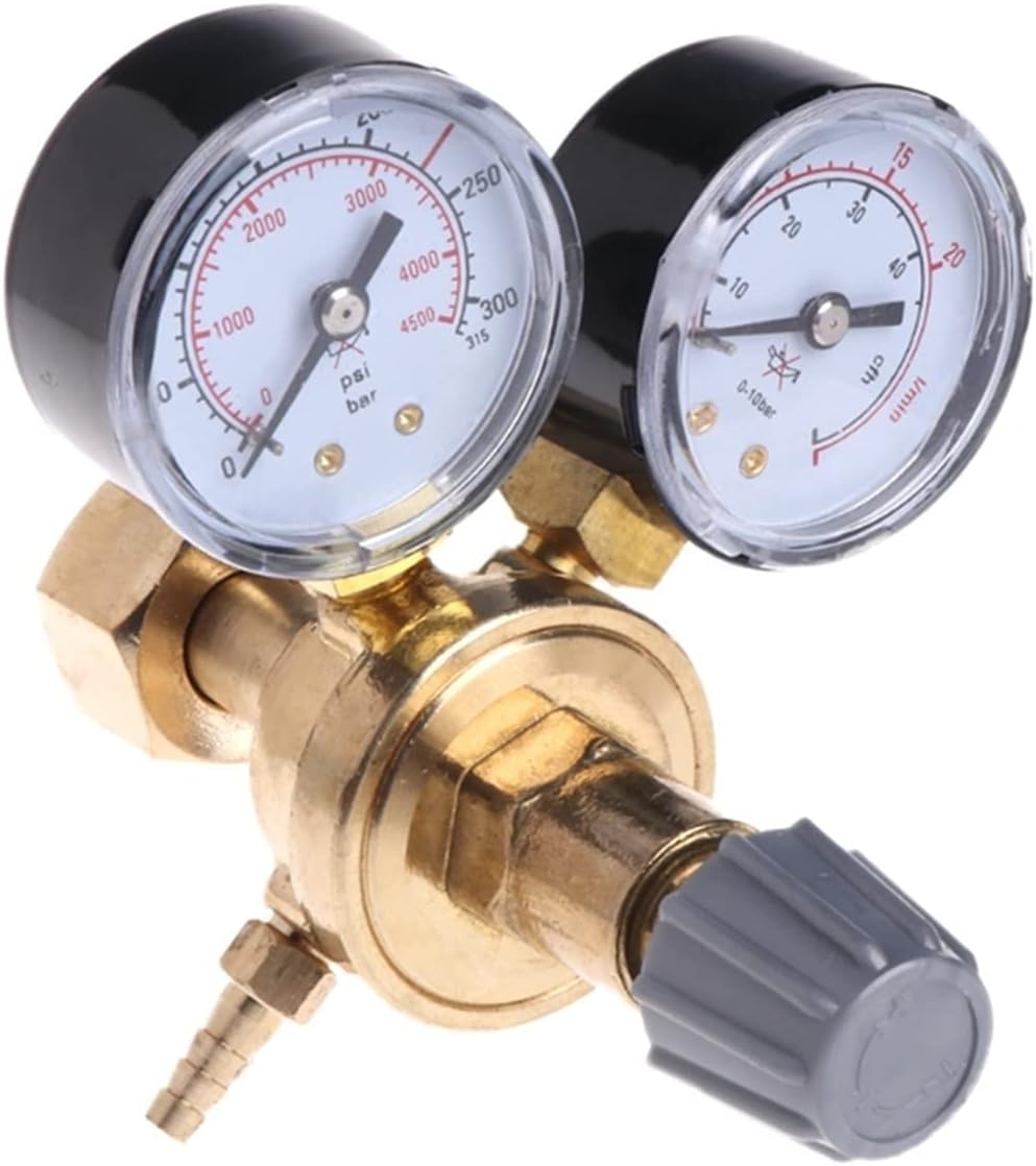 RaitronFlow Meter Gas Regulator Argon CO2 Gauges Pressure Reducer Mig Flow Meter Control Valve Welding Regulator Tools
