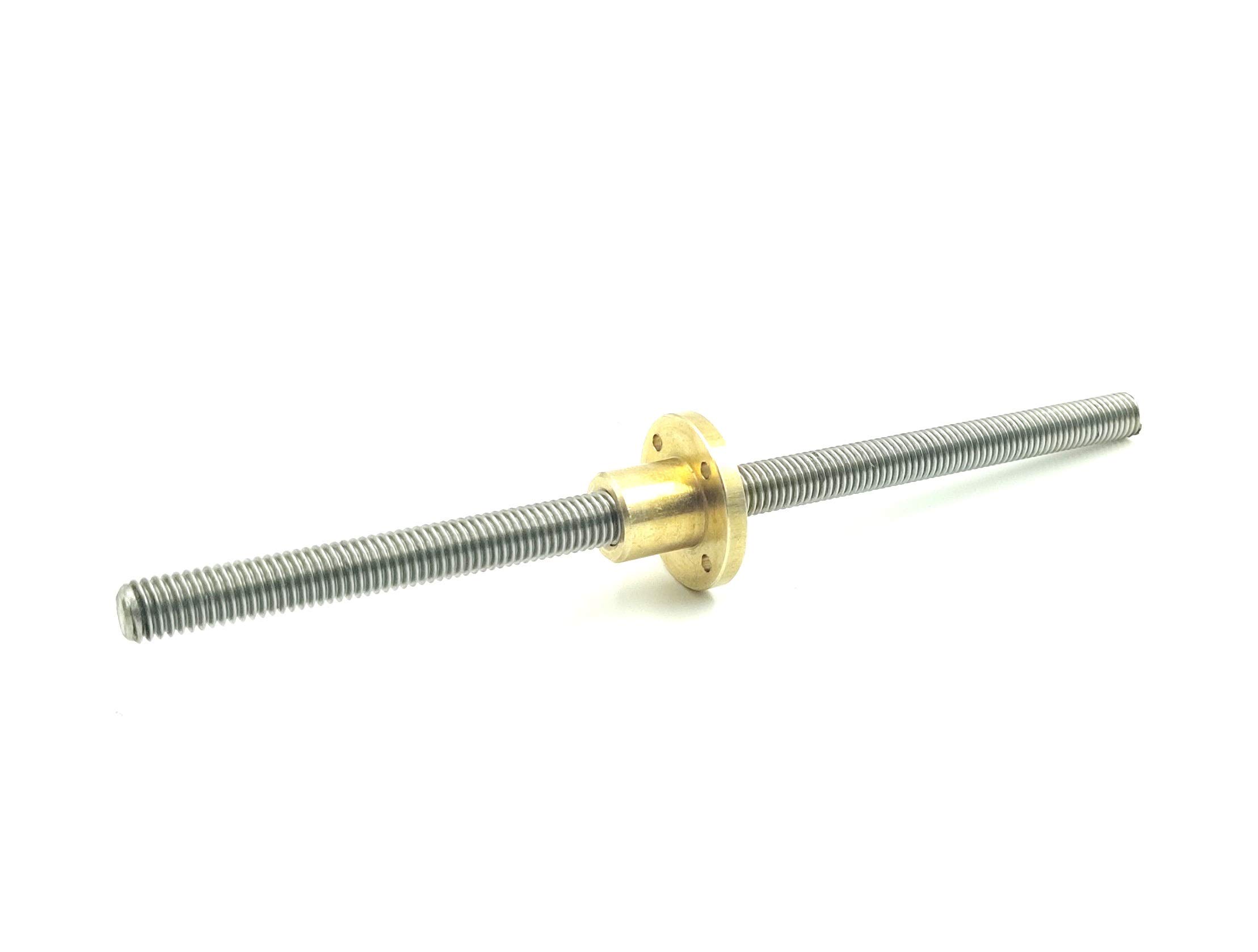 INVENTO 1Pcs 100mm (0.1 mtr) SS304 Threaded Rod M10 10mm OD + M10 nut 1.5mm Pitch 10mm T Nut Brass round Flange Single Nut for 3D Printer CNC Robotics (B08LCNVMDG) Amazon Price History, Amazon Price Tracker