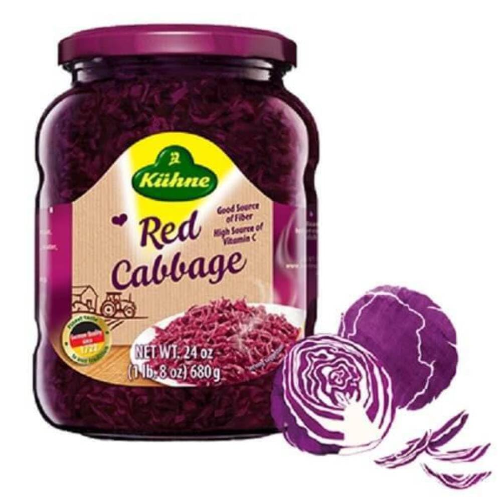 Kühne Red Cabbage, 24 Oz - Gluten-Free Prepared in Dedicated Allergy-Friendly Facility