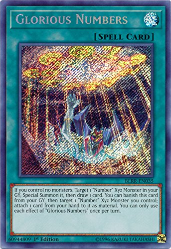 Amazon.com: Yu-Gi-Oh! - Glorious Numbers - BLRR-EN035 - Secret Rare - 1st  Edition