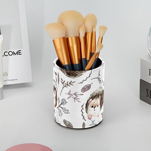 Miniatura 6 de Soporte para bolígrafos de gran capacidad para escritorio, organizador de vasos de lápiz de erizo para oficina, aula, hogar, soporte para brochas de