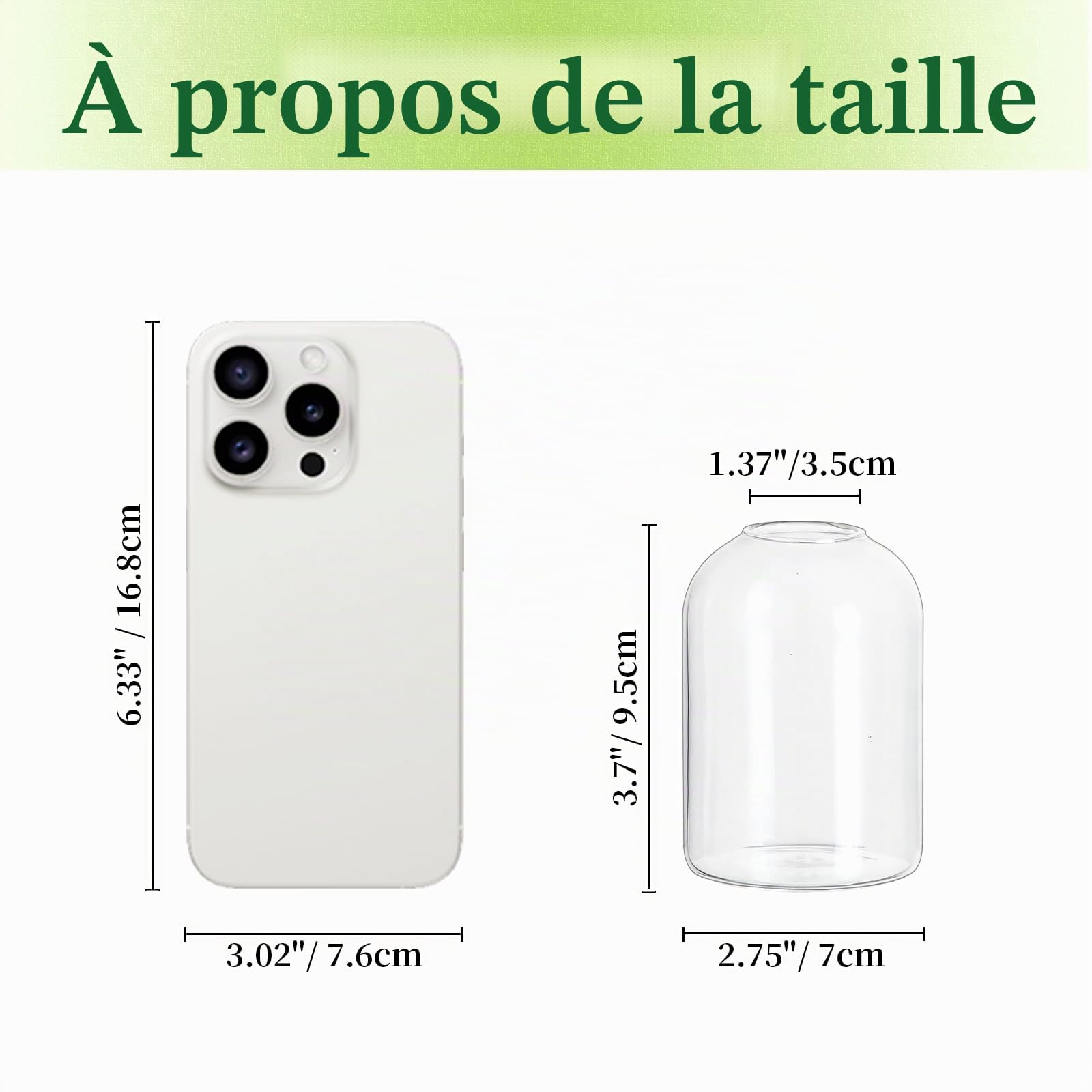 Hewory Petits Vases Ronds en Verre pour Décoration de Mariage et Salon - Moderne et Kawaii, Lot de 12