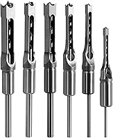 Vista 12 de SaferCCTV Broca de agujero cuadrado, broca de mortaja para carpintería de 1/2 pulgada, herramienta de taladro de mortaja de cincel hueco