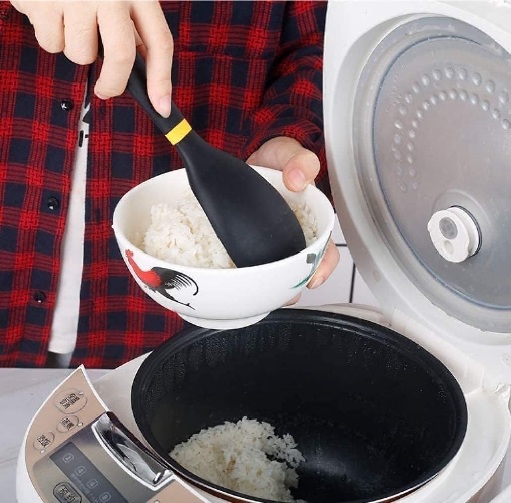 7 PCS Silicone Kitchen Cooking Utensils Set Heat-Resistant Utensil Set with Silicone Stainless Handles for Nonstick Cookware Best Kitchen Gadgets Gifts