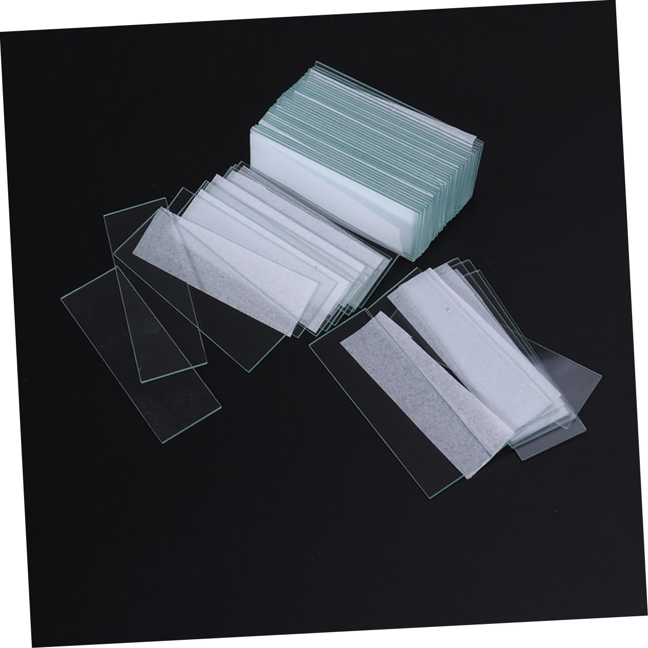 450pièces Lamelle Vierge Pour Microscope Optique Lames De Verre Et Lamelles De Microscope Sans Bords