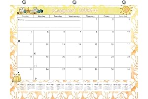 Academic Year Three Ring Binder Calendar