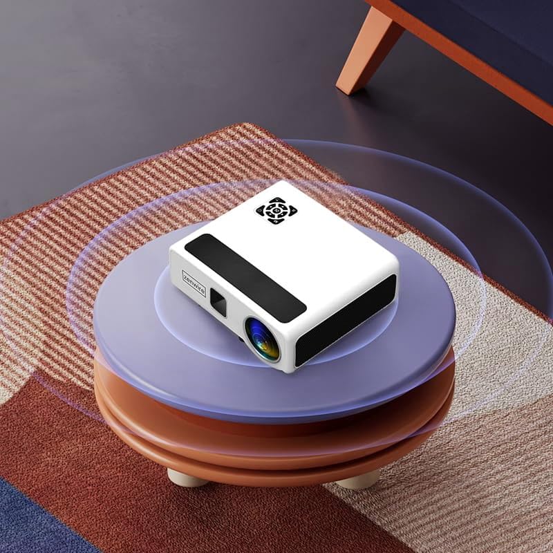 Zenwire Beamer, Projektor mit Android LED-Projektor, Heimkino, SMART TV, WiFi, Bluetooth - Unterstützung 2X HDMI, 2X USB, Ethernet, Audio - 24000 lm - fur Windows Android Linux iOS - E660H – Bild 8