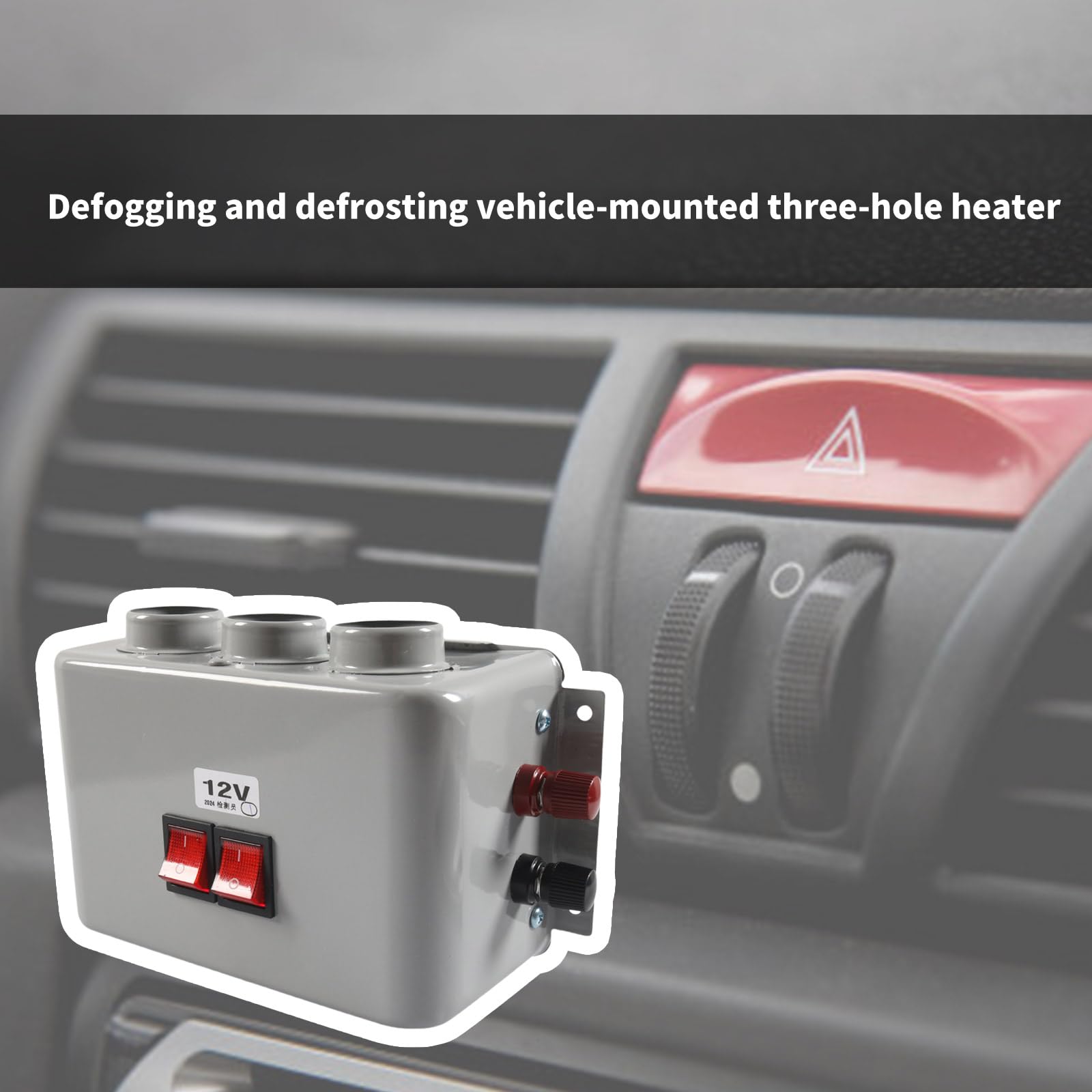 Désembueur de pare-brise haute performance 12 W à W pour éliminer rapidement le gel et le brouillard matin