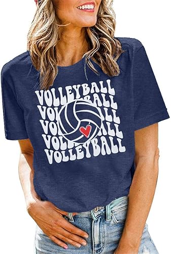 Camisetas de voleibol para mujer, camisetas de voleibol para mamá, camisetas de voleibol, camisetas de equipo de voleibol, camisetas gráficas