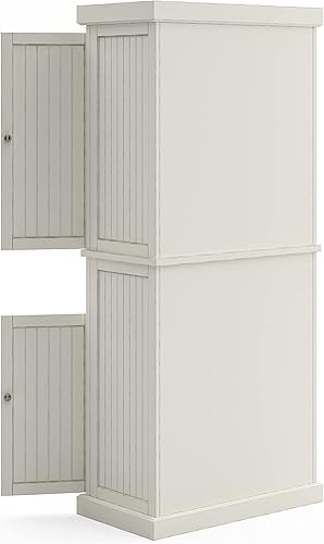 Vista 12 de Homestyles Nantucket Pantry, 30", Off White
