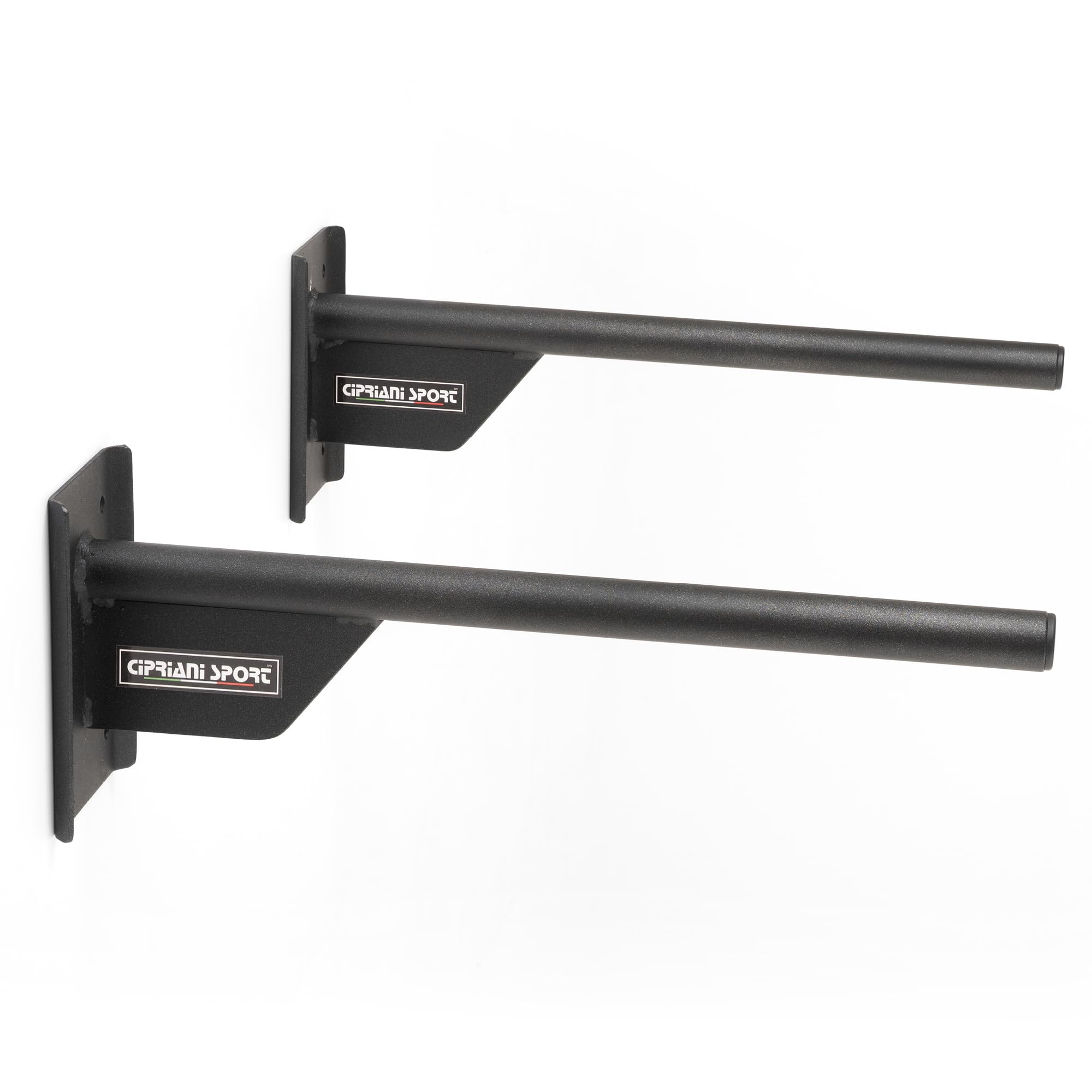 CIPRIANI SPORT - Dip Station Pro per Allenamento Gym Home - Struttura Robusta per Eccellenza in Esercizi di Dips Presa Sicura