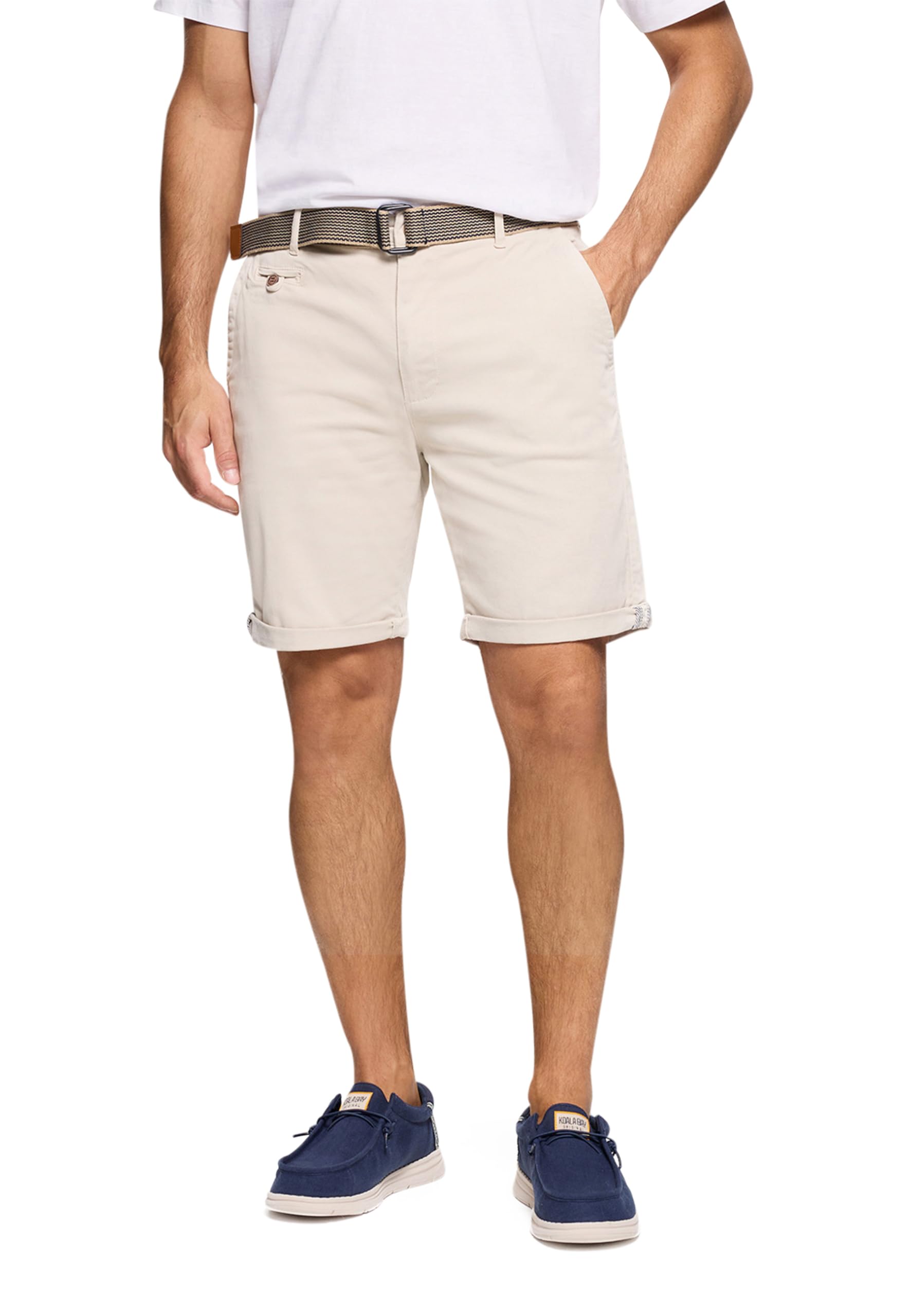 KOALA BAY | Esteban II | Bermuda Hombre Chino Verano Casual | Pantalón Corto Bolsillos Algodón Ligero | Short Hombre Cómodo Fresco Diario