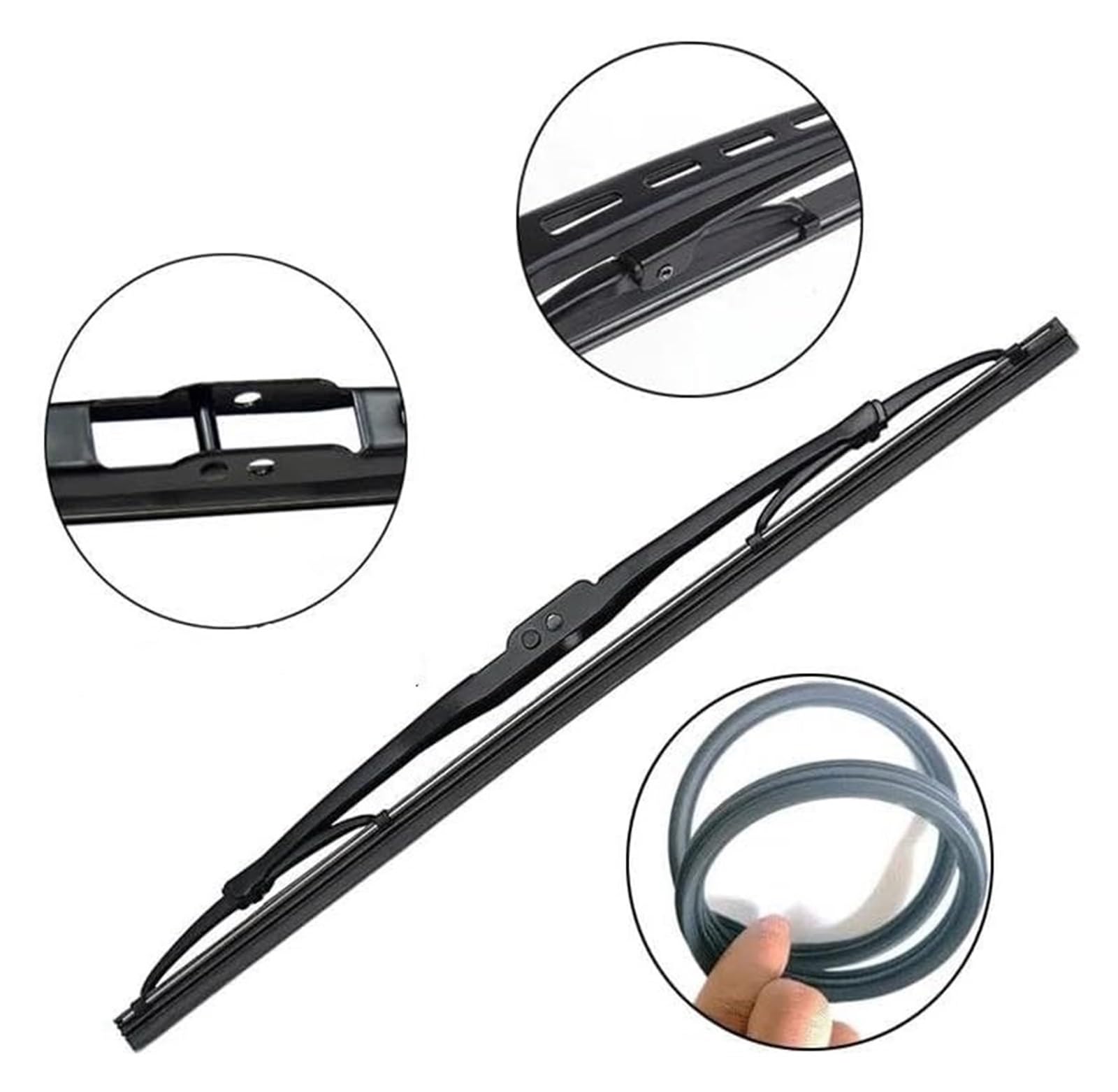 parabrezza tergicristalli Per F&ord Per Fiesta Hatchback MK5 2003-2008 Spazzole Tergicristallo Auto Anteriore Lunotto Posteriore Tergicristallo Parabrezza Spazzole Tergicristallo
