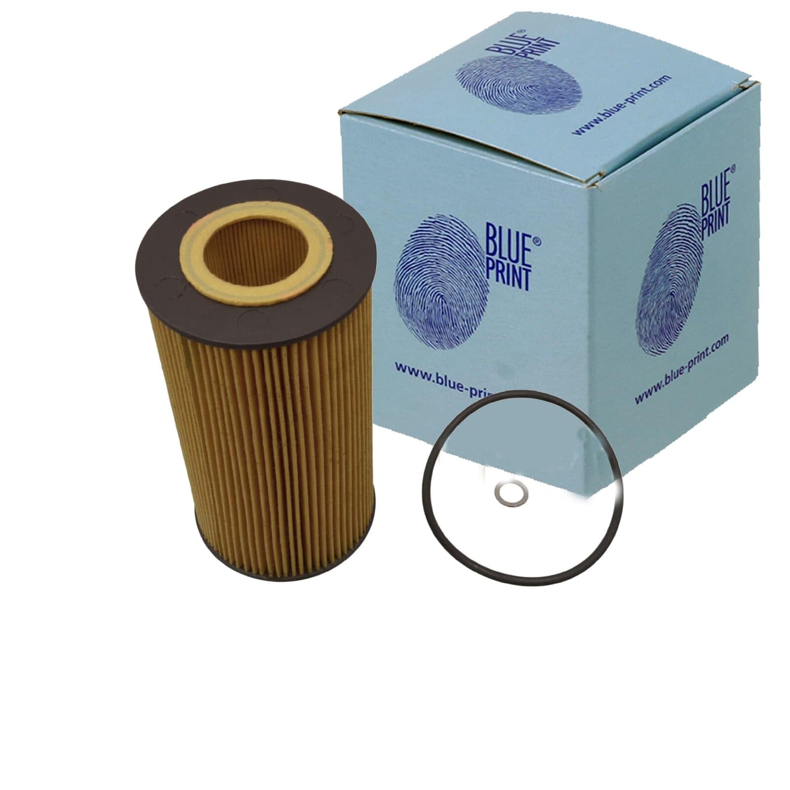 Blue Print ADV182124 Oil Filter with seal ring, pack of one