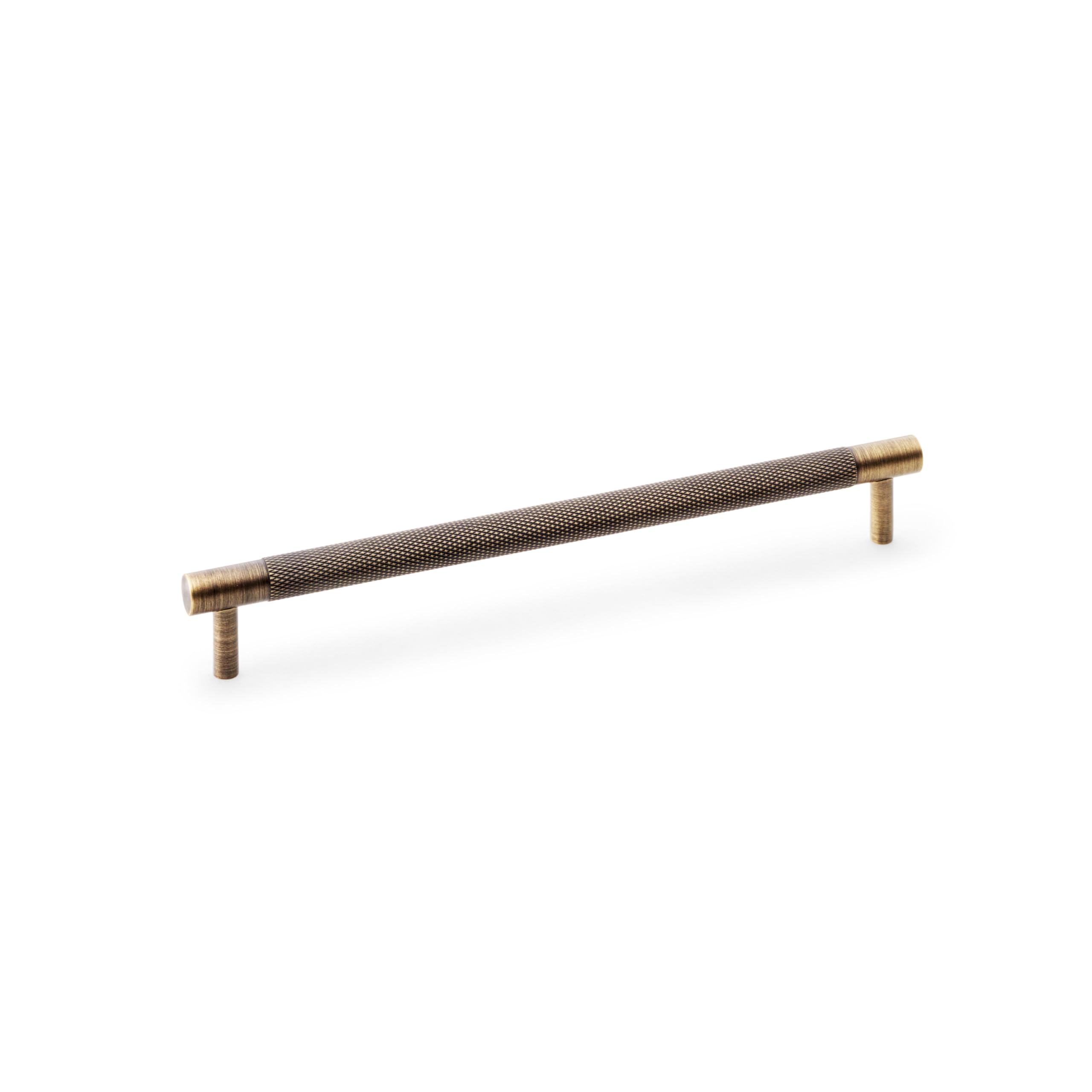 224mm Antique Brass Knurled Cupboard Handle Cabinet Door Drawer Pull Wardrobe Furniture