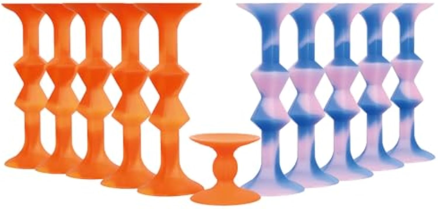 PARTYGEARS Silicone Suction Cup Throwing Toy Set – Darts Game for Indoor & Outdoor Fun, Safe Kids Darts for Party, Toys for 12 Year Old Boys for Teenage Boys (Mix Color)