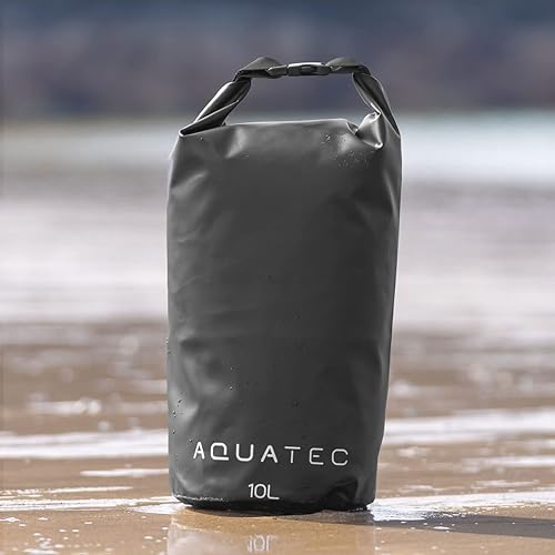 Miniatura 5 de AQUATEC Bolsas secas impermeables  4 tamaños 2 L, 3 L, 5 L, 10 L, bolsa impermeable ligera, bolsa fuerte con cierre seguro, ideal para kayak, remo,
