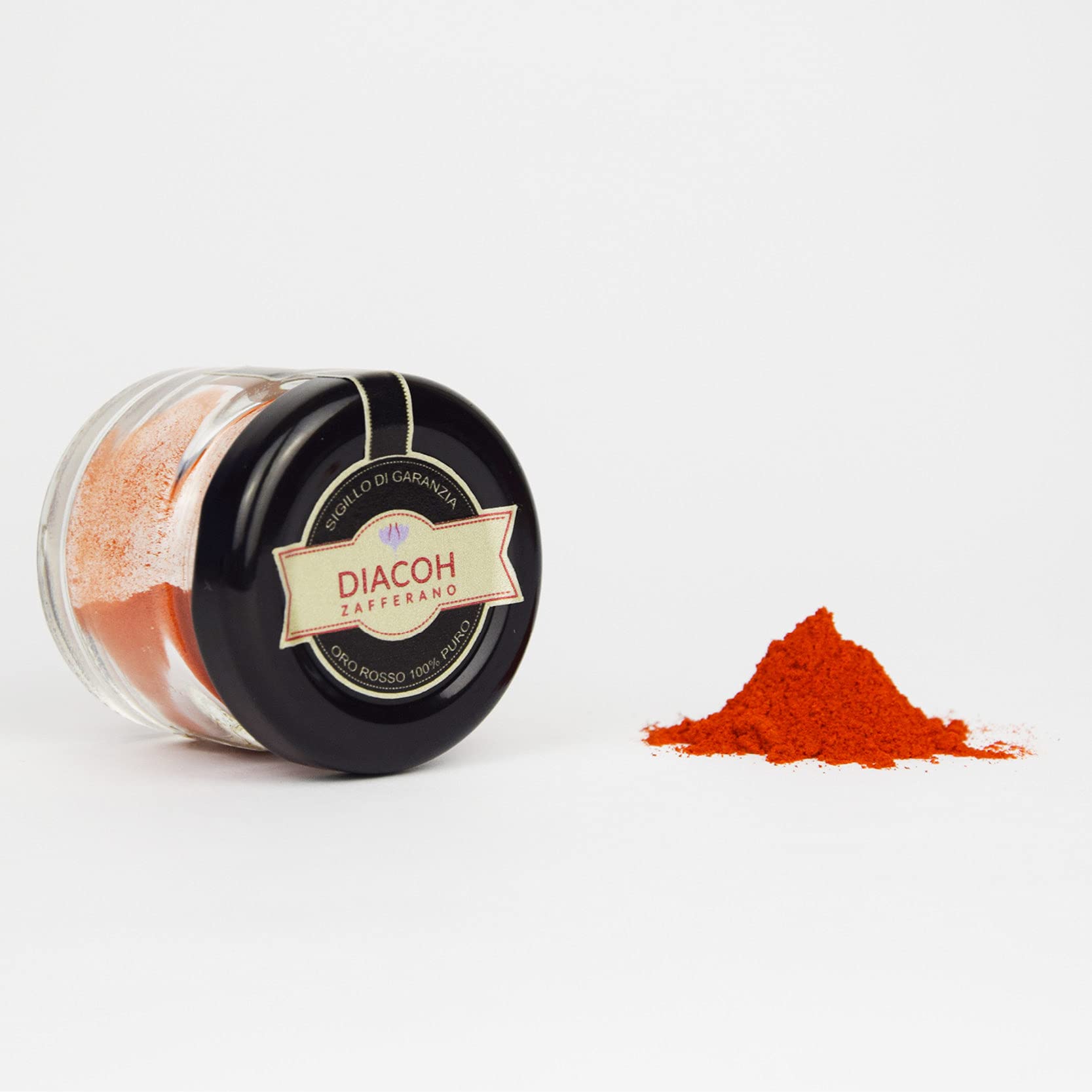 Zafferano In Polvere DIACOH Puro | Naturale Al 100% | Premium | Categoria Prima Qualità | Ideale Per Il Risotto Alla Milanese. (5gr)
