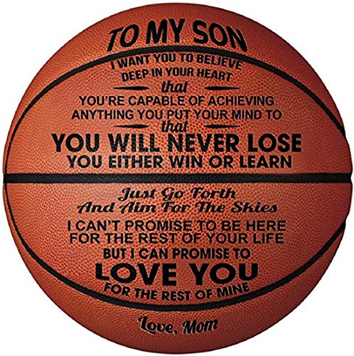KAAYEE Engraved Basketball for Son from Mom...