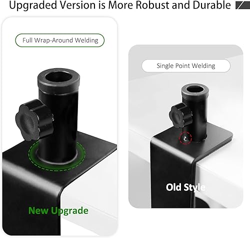 Miniatura 4 de Abrazadera de montaje de mesa de metal resistente, abrazadera de escritorio de metal para soporte de brazo de micrófono, abrazadera C de micrófono