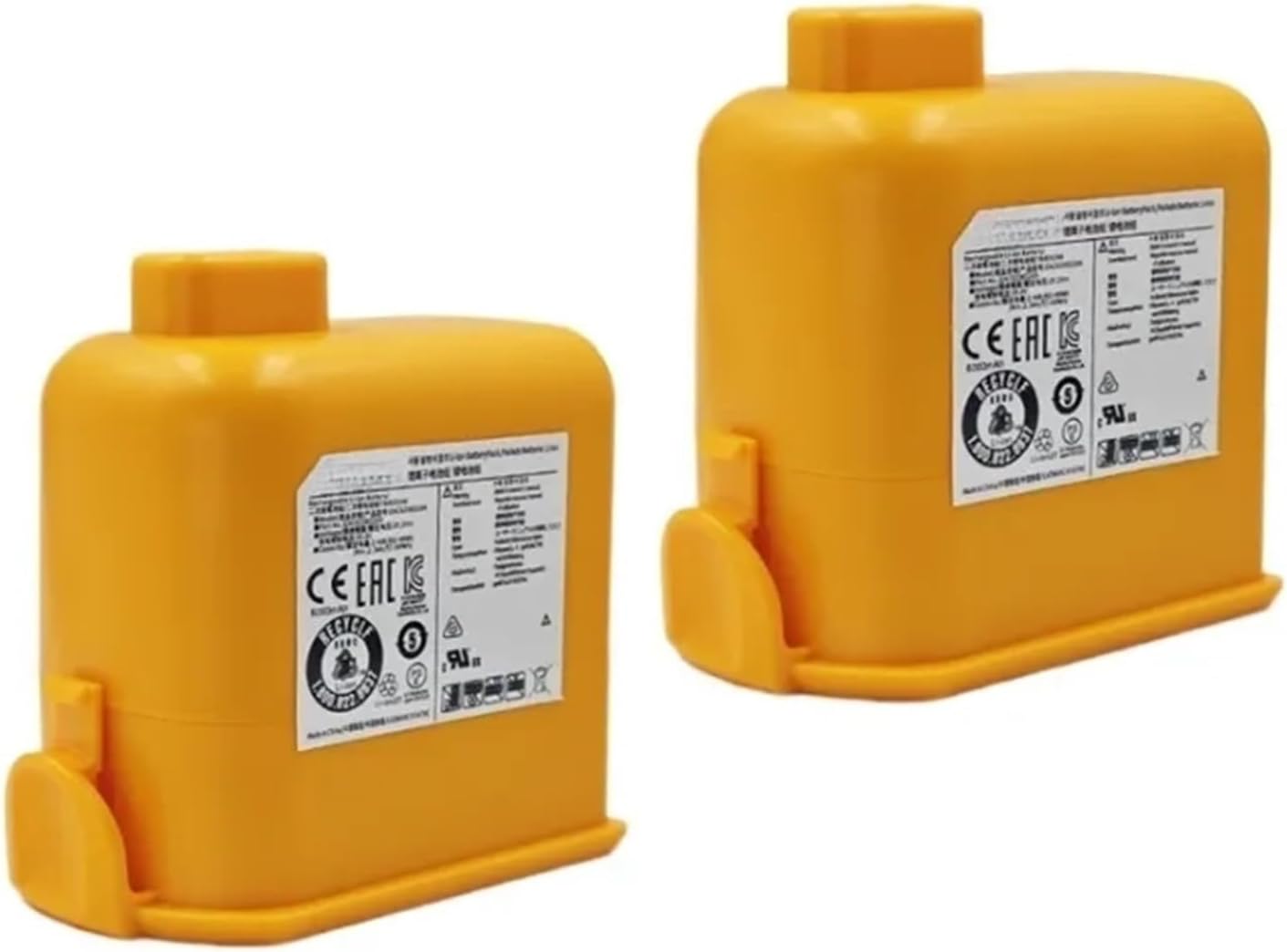 Battery 4000mAh 6000mAh Replacement Vacuum EAC63382204/EAC63382201,Compatible With LG CordZero A9S/P9(LG A9-6000mAh 2PCS)