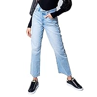 Levi's Ribcage Straight Ankle Jeans, Blu