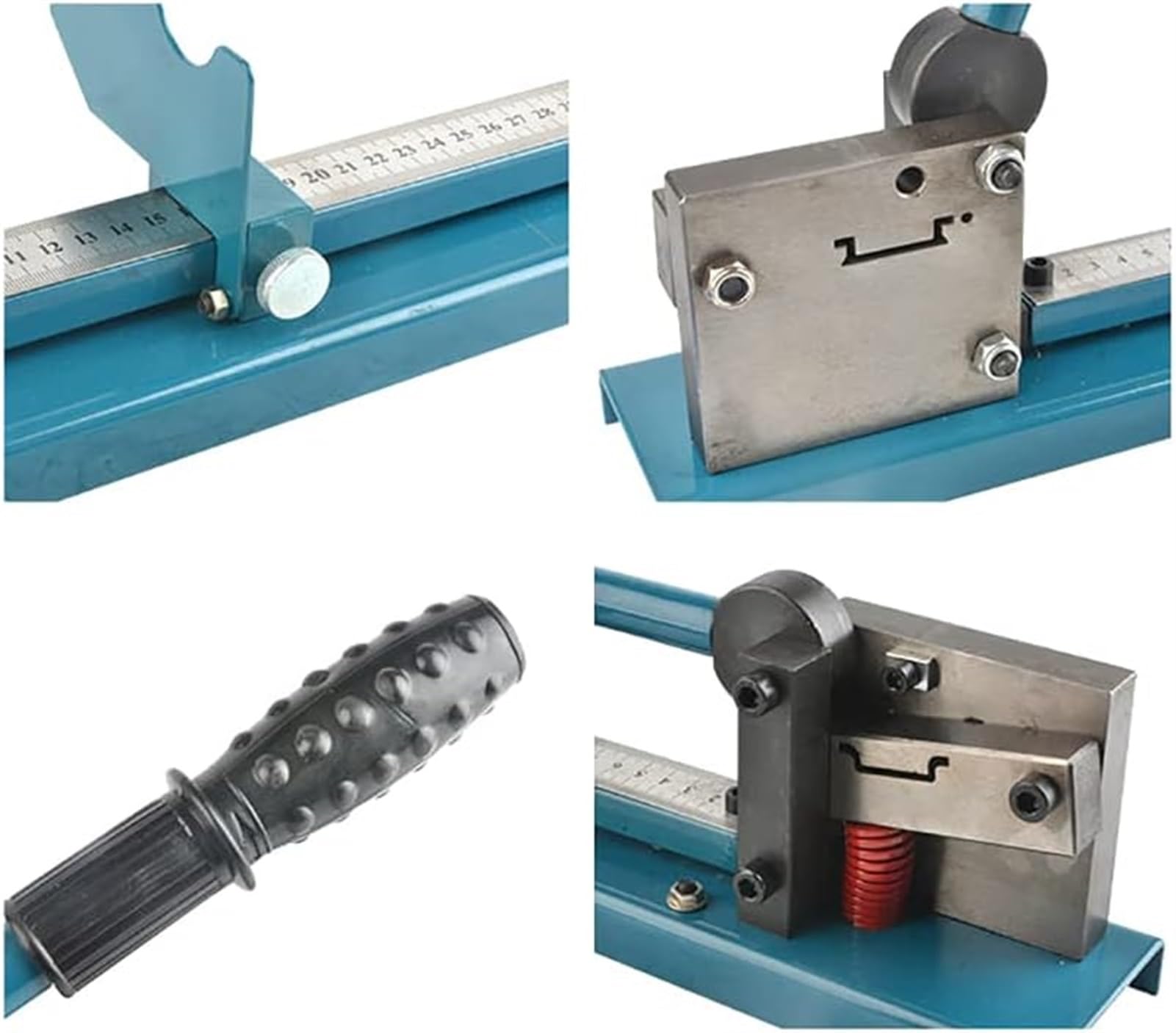Herramienta de corte manual de riel DIN con doble ranura y regla para corte de aluminio