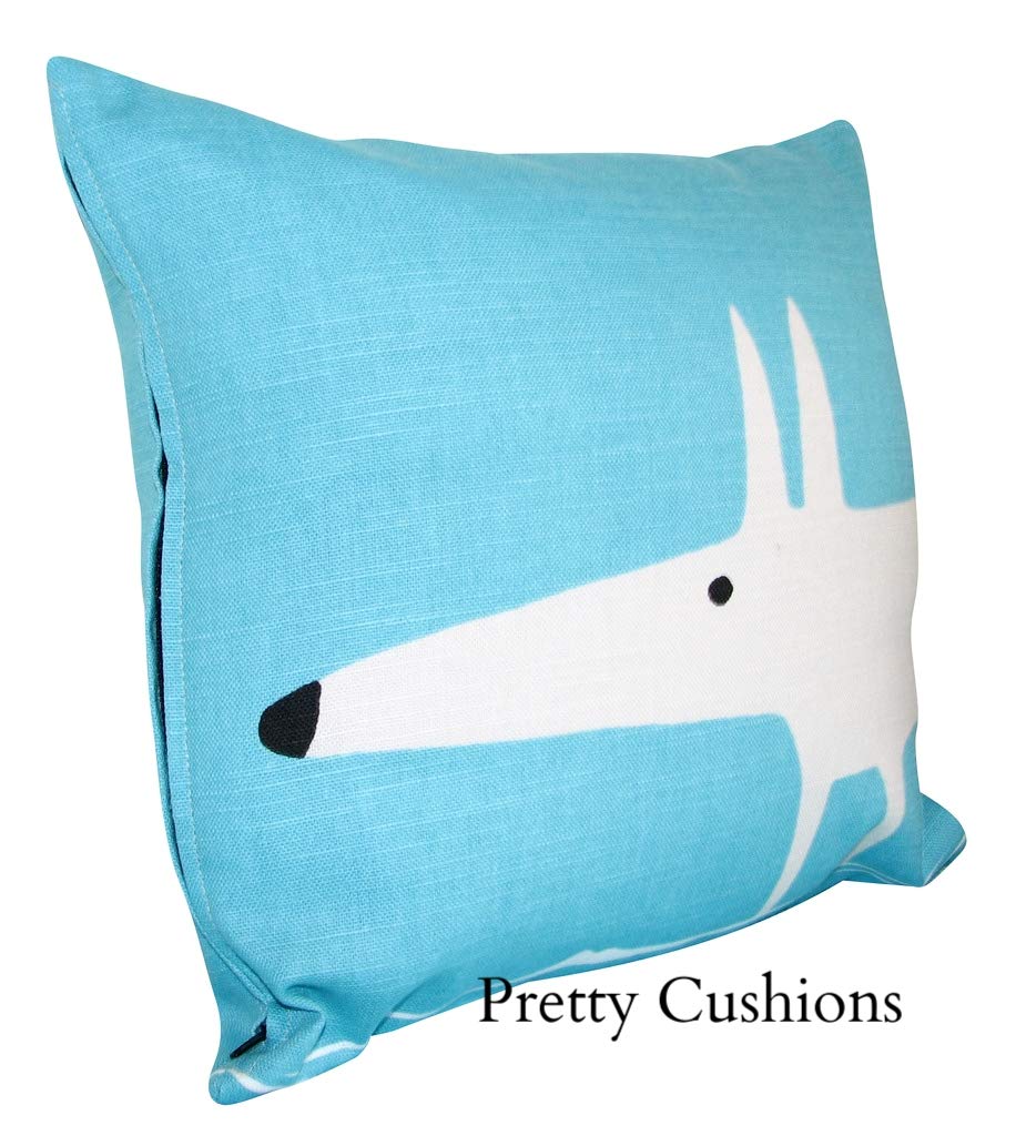 Scion Mr Fox Marine Blue Cushion Cover