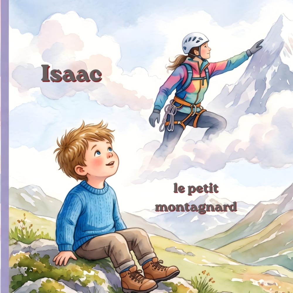 Isaac le petit montagnard: Un album illustré sur l'imagination, le courage et l'amour entre une maman et son fils.