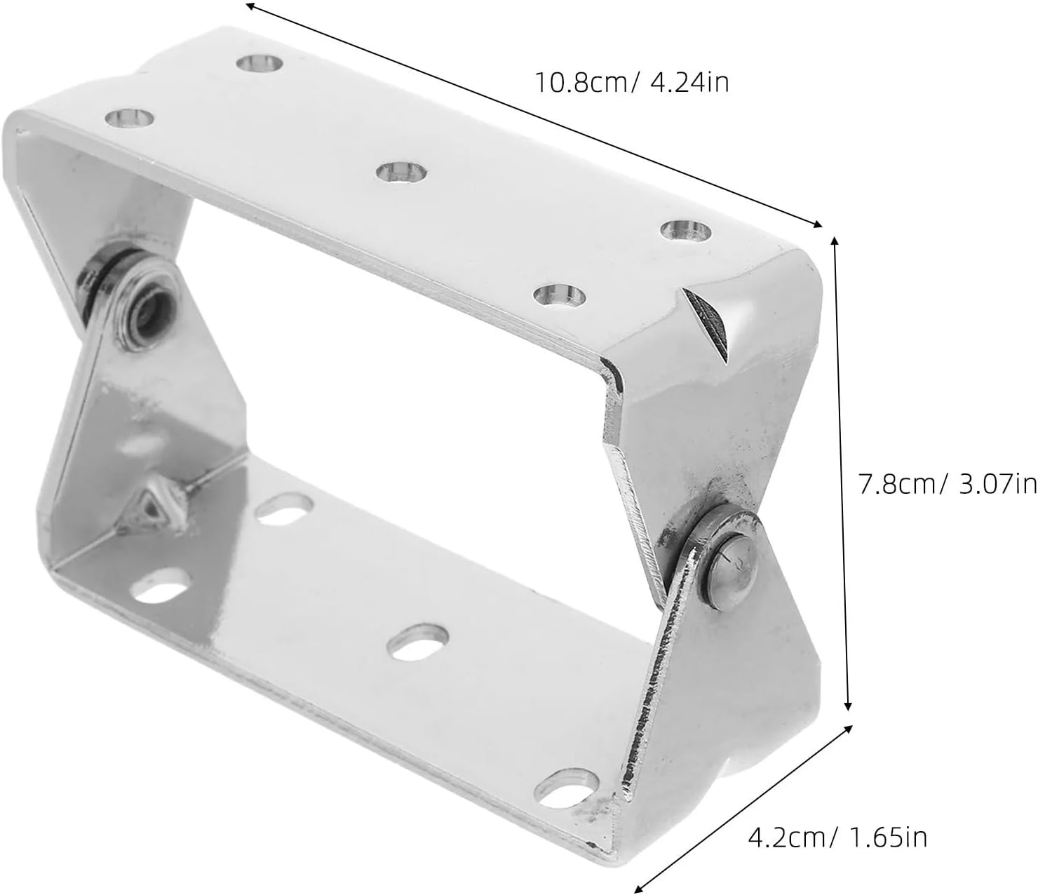 Heavy Duty U-Type Oven Door Hinge Replacement Part 108x42mm Stainless Steel Industrial Grade Pivot for Baking