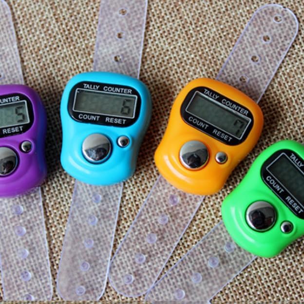 Usoway 随机颜色佛具 Buddha Utensil 用品计算器带手动电子体育戒指型记数手指计数器 Home Decorations, Feng Shui Decorations Bring Good Luck, Fortune ，hangingornament, 9036559191174